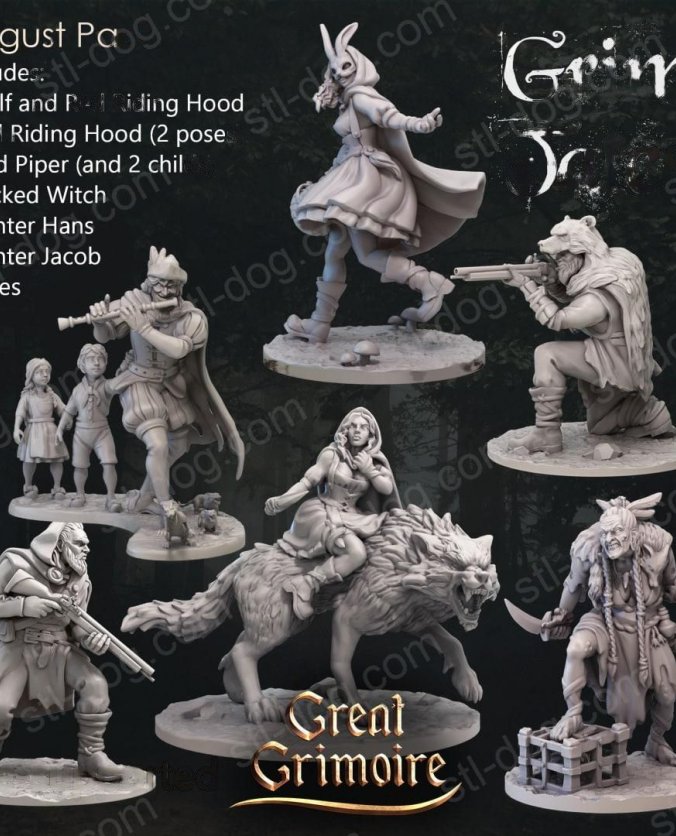 《Grim Tales》黑暗寓言 3D打印图纸